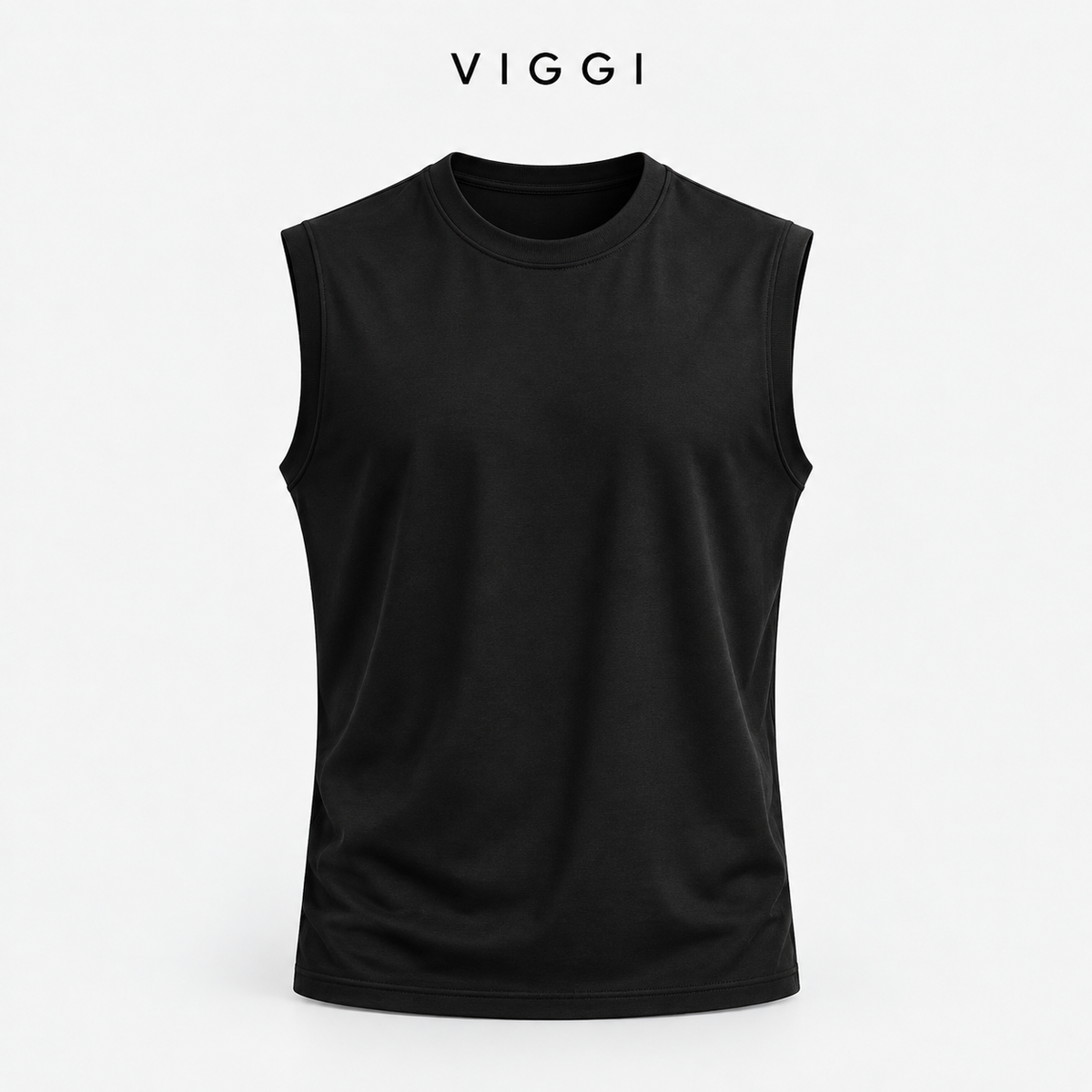 VIGGI Men's Black Sinker Vest