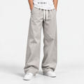 VIGGI Men's NS Plain Straight Fit Trouser – Light Grey