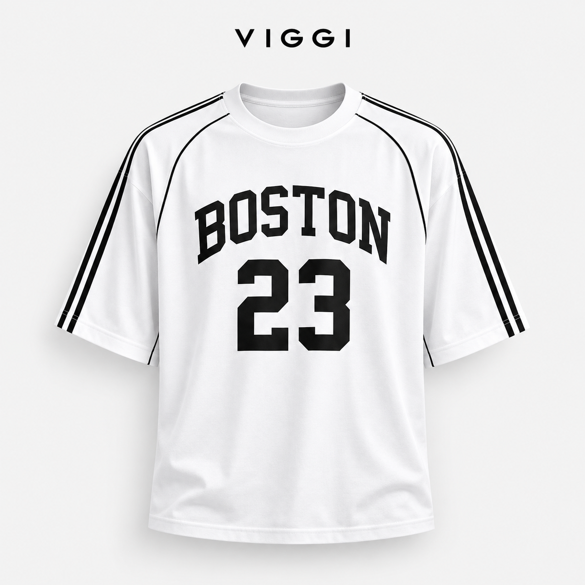 White Boston 23 Cotton T-Shirt